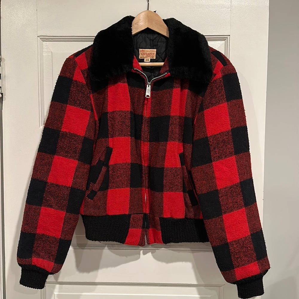 Buffalo Plaid Vintage Sheraton Coat